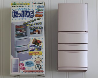 Re Ment Miniature Sanrio San X Rilakkuma Refrigerator Fridge Set
