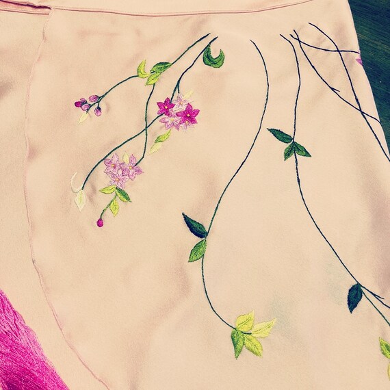 Classic Hand Embroidery Ballet Wrap Skirt Etsy