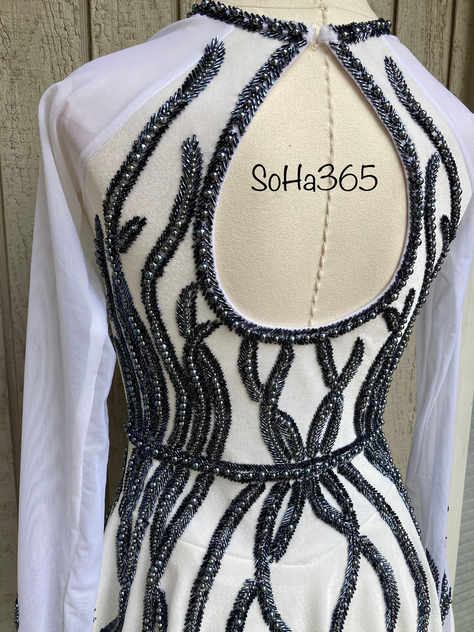 Crushed Velvet Jade Green Skating Dress - Simple Elegance | Skate Attack - View #7