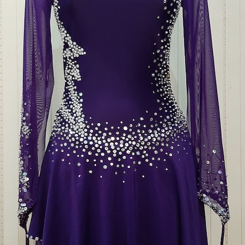 Competition Ice Figure Skating Dress Etsy Canada