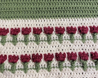 Wippy's Tulips Afghan PATTERN