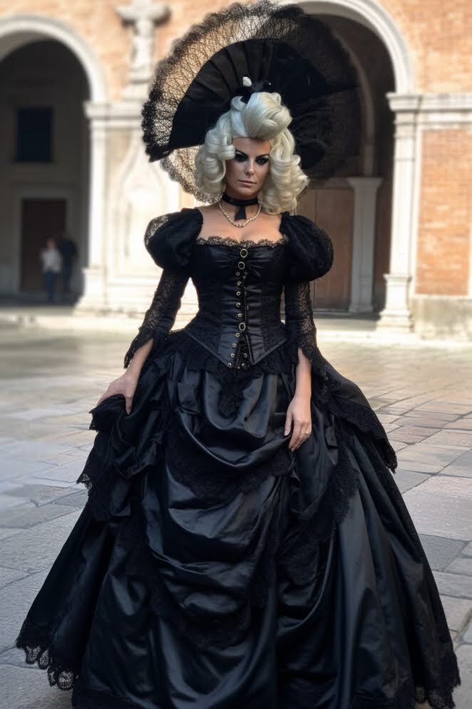 Venetian fancy clearance dress