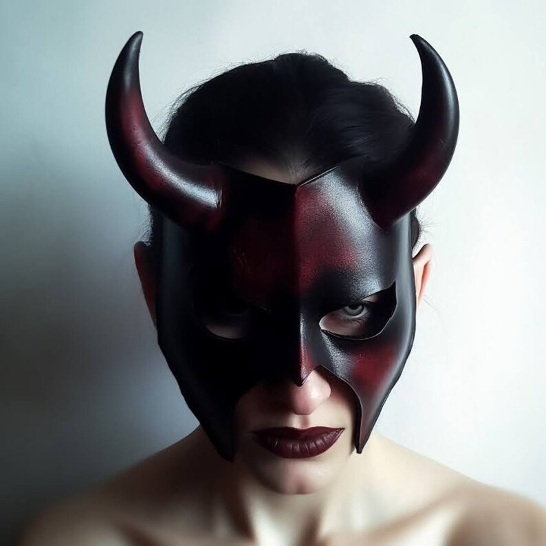 The Devil's Mask. The handmade mask embodies ancient Venetian tradition ...