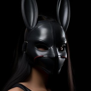 Venetian Rabbit mask for carnival Party Costumes Halloween Donnie Darko paper mask handmade Italian masks Italy.