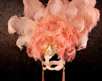 Available Masks with feathers style carnival of Brazil