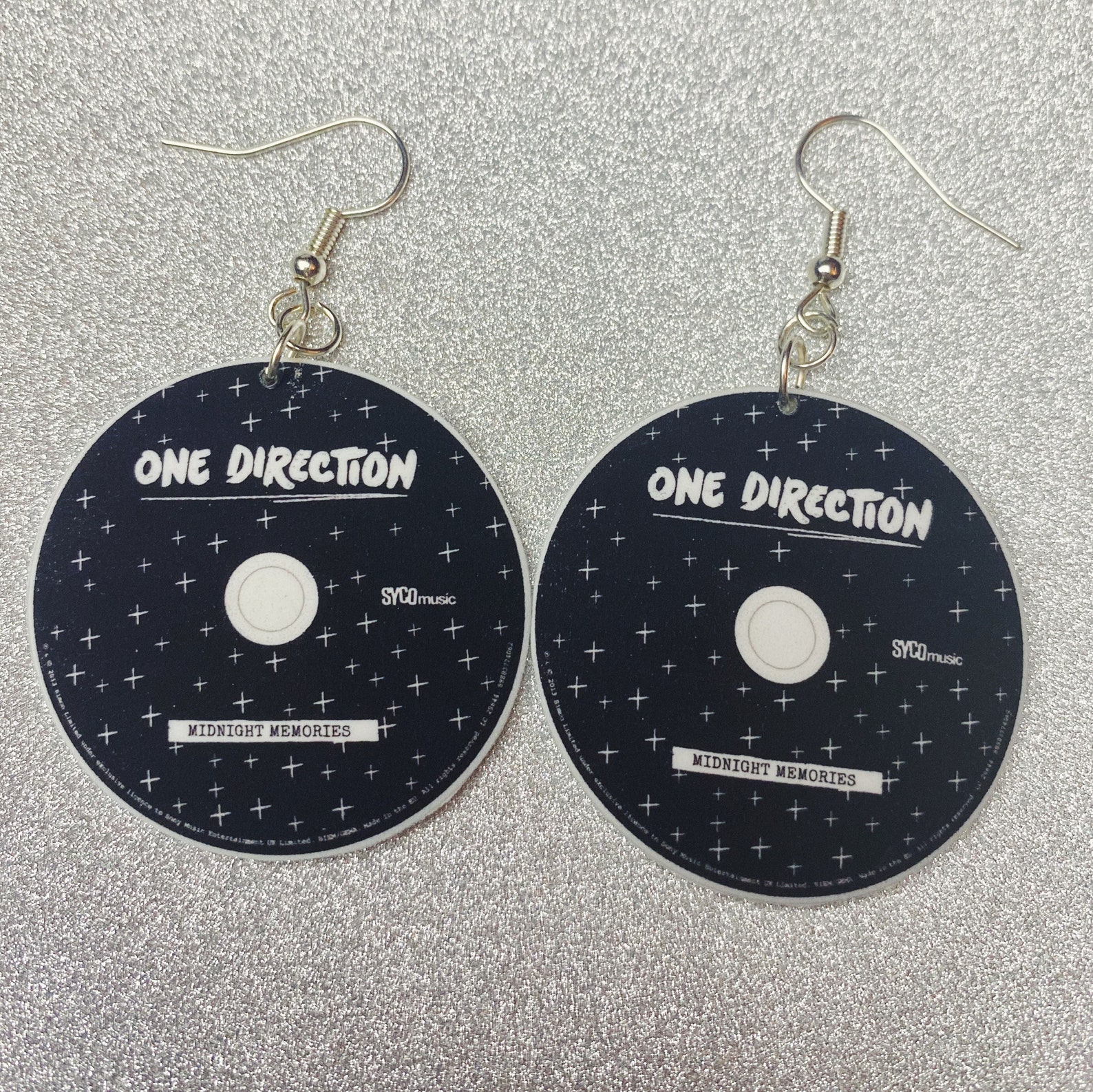 Custom CD earrings Any album cover or other image Etsy