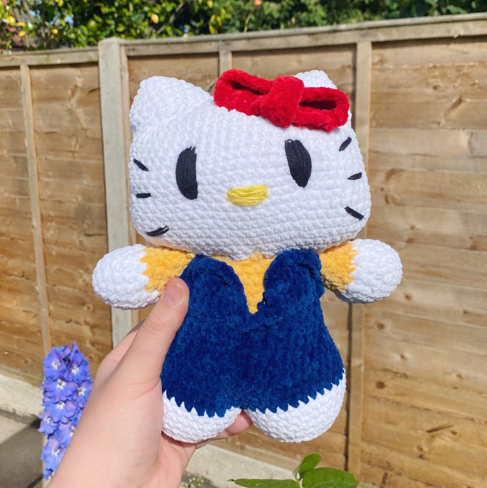 Hello Kitty Crocheted Plushie // Super soft crocheted plush Etsy