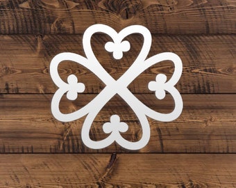 NYAME DUA Cutout (tree of God - altar) wall decor from wood, Adinkra African Kente Africa wooden wall art, wood sign, logo symbol