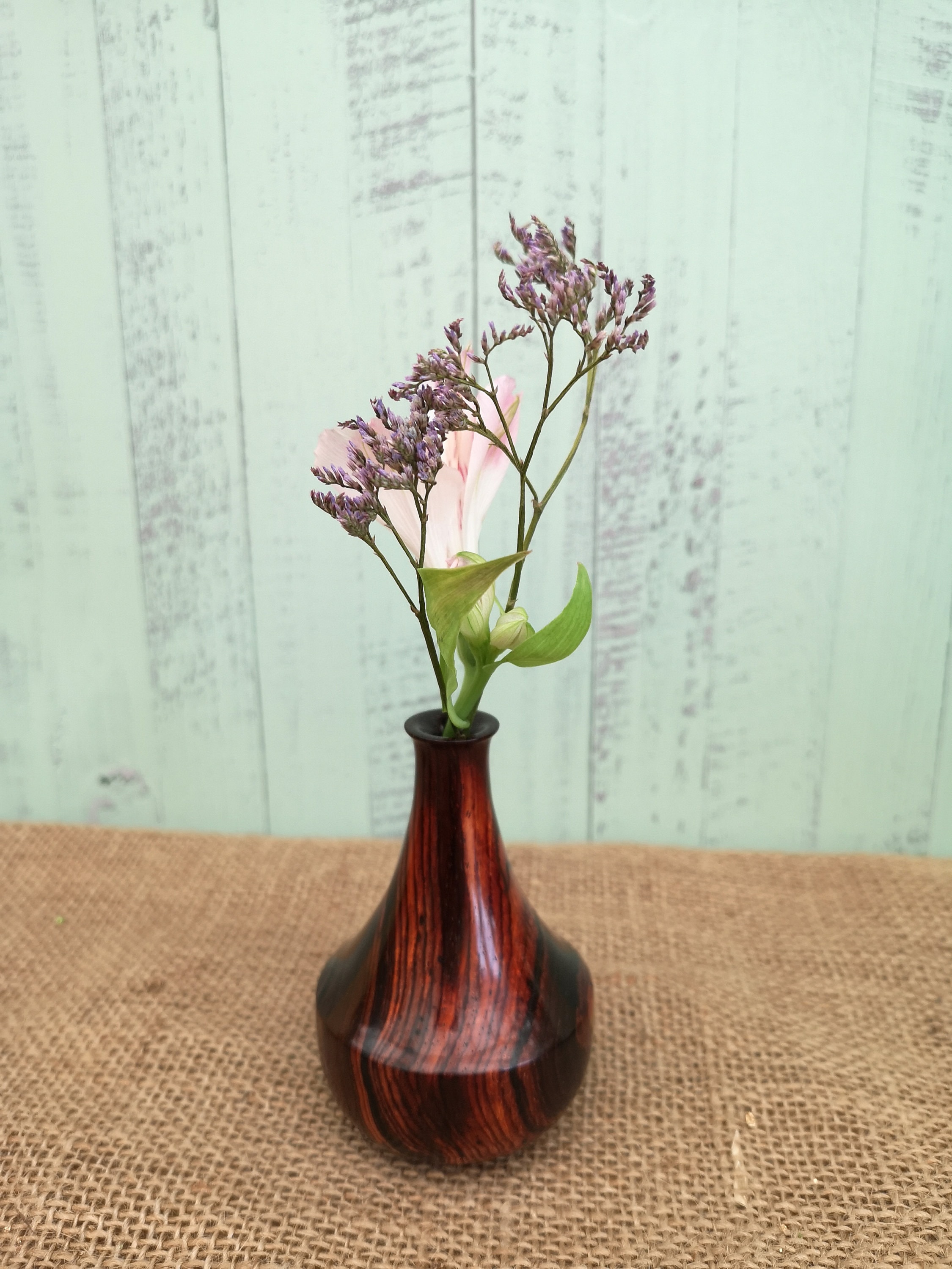 Wooden bud vase wood bud vase wooden vase wood vase Etsy