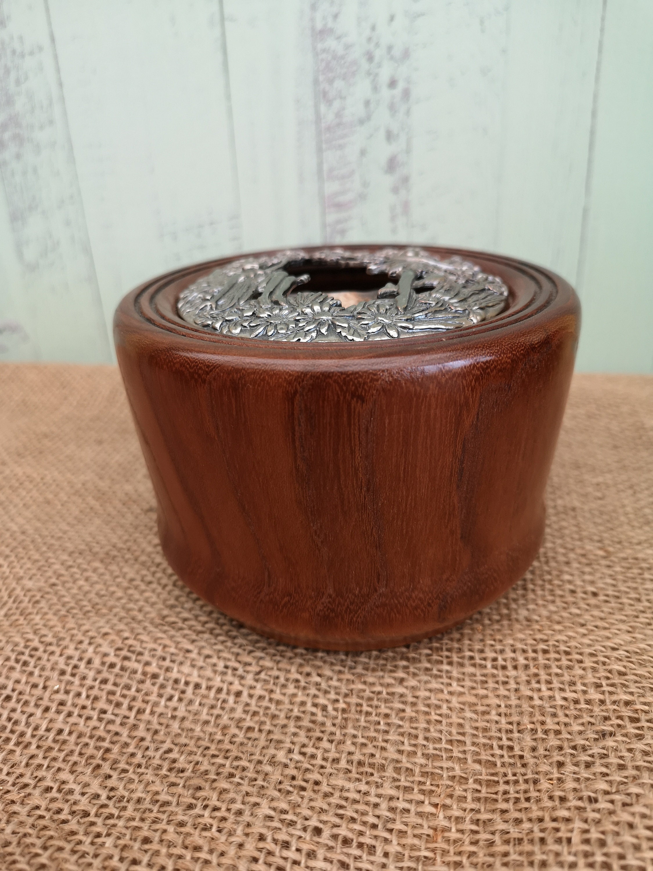 Wooden pot pourri pot pot pourri pot wooden pot pourri dish Etsy