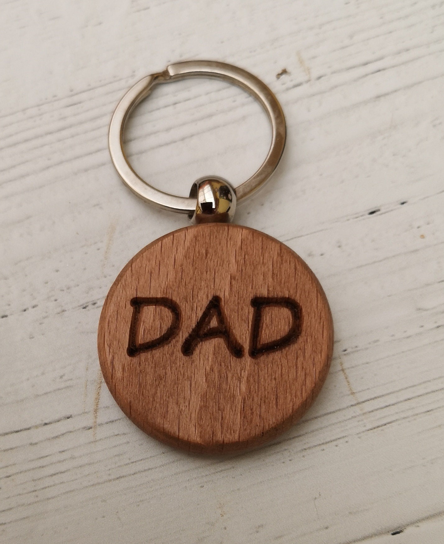 Dad keyring keyring dad daddy fathers day gift dad gift Etsy