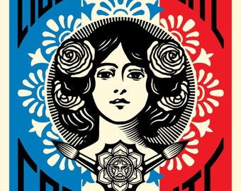 A3 Giclee Art Print Poster Shepard Fairey Obey The Black Hills