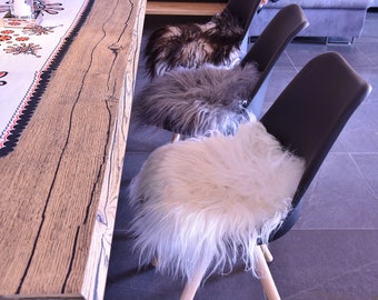 Stool Cover | Sheepskin Stool Cover | Chairl Cover | Furry Stool | Scandinavian Decor | Seat Pad | Chair Pad,  Sale Black Friday