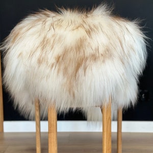 Fur stool cover sale