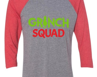 grinch baseball shirt