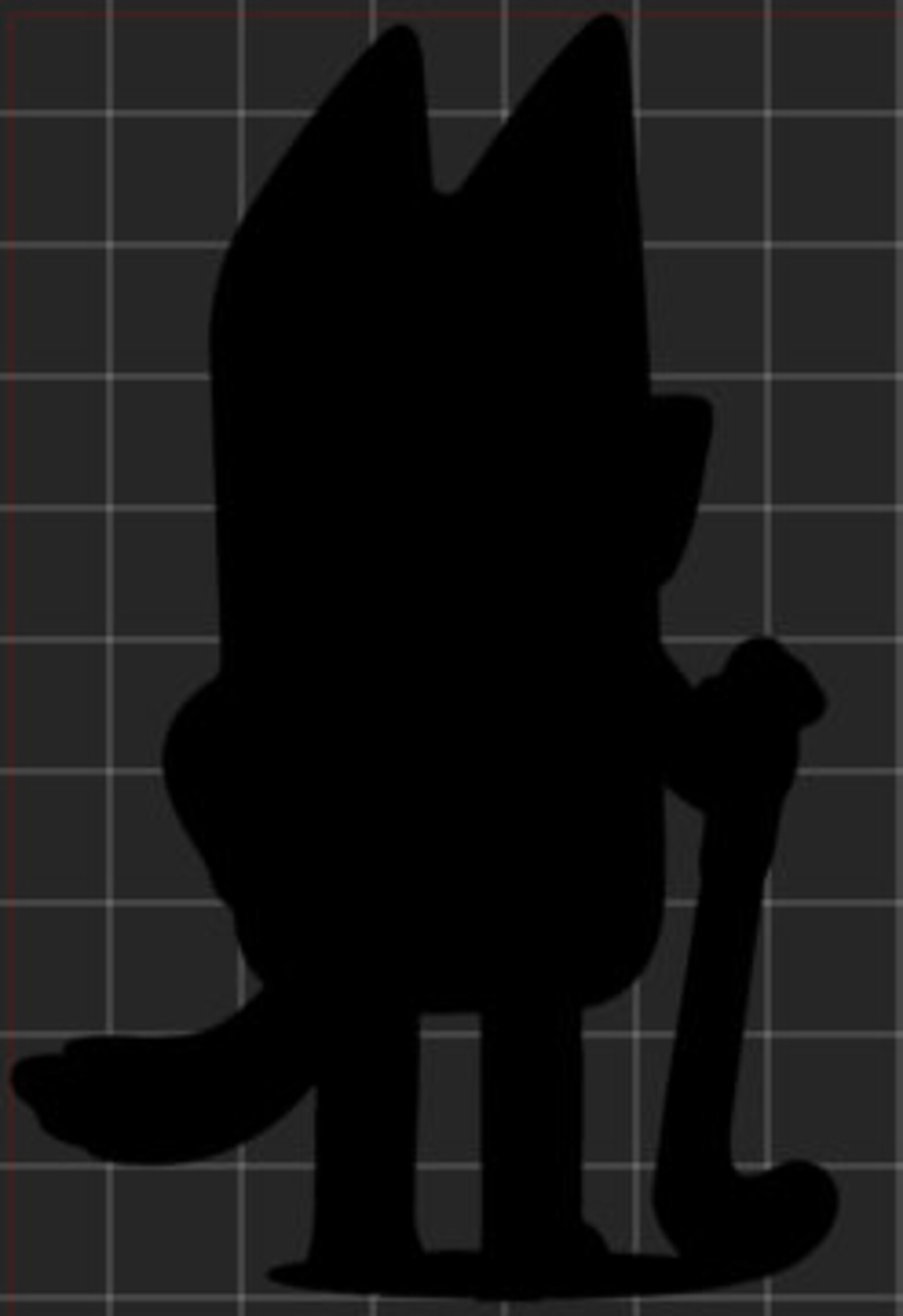 Bluey Chilli Hockey Stick SVG Etsy