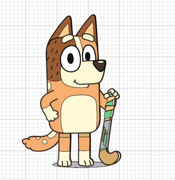 Bluey Chilli Hockey Stick SVG Etsy