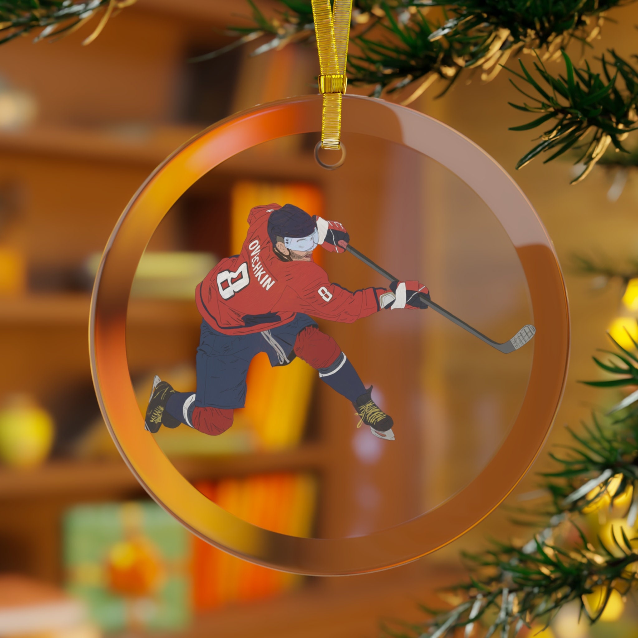 Hallmark Keepsake Christmas Ornament 2019 Year Dated NHL Washington  Capitals Stanley Cup MVP Alex Ovechkin Hockey Player