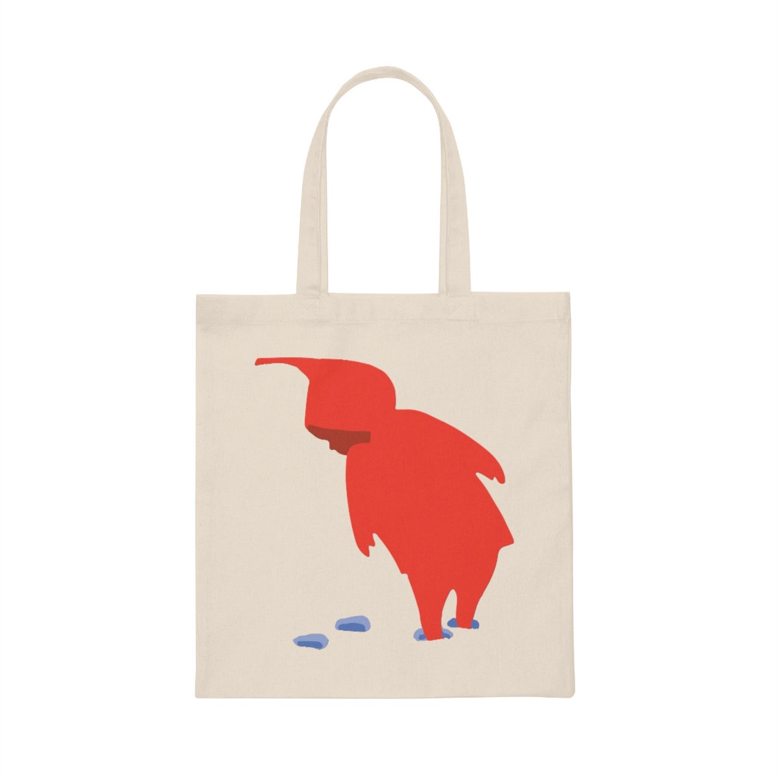 Snowy Day Canvas Tote Bag