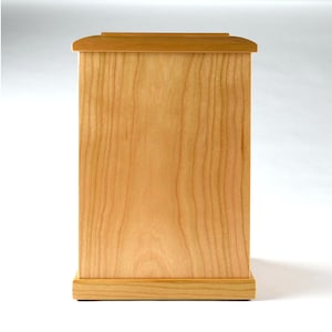 Upright Urn - Cherry Wood