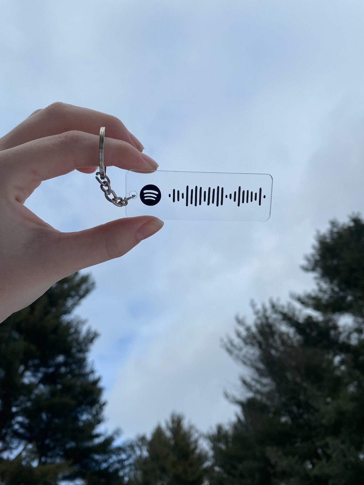 Barcode Keychain Etsy