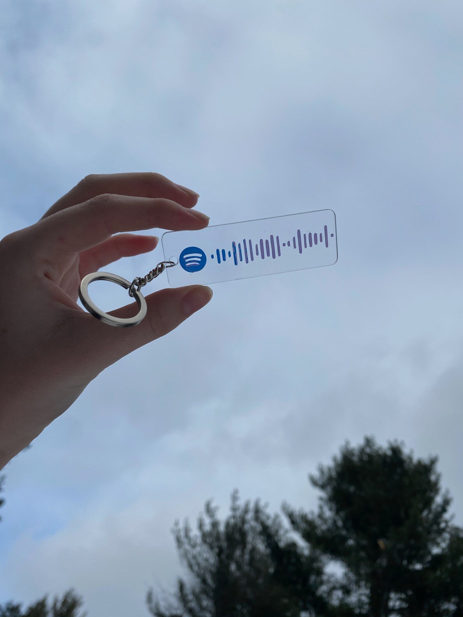 Barcode Keychain Etsy