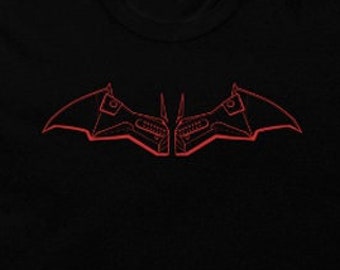 THE BATMAN 2022 inspired logo - T-Shirt - Limited Red