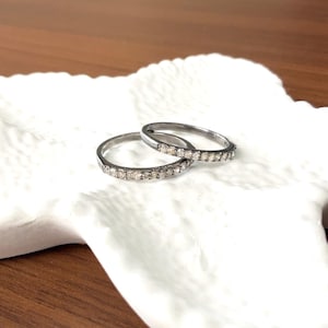 Pave Diamond 925 Silver Ring: Black Rhodium Finish