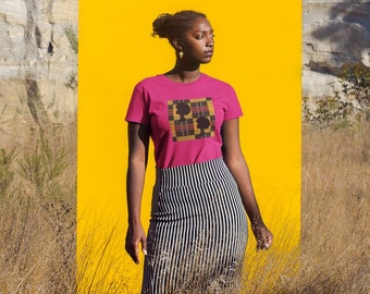 Afro African Print Color Short-Sleeve Unisex T-Shirt