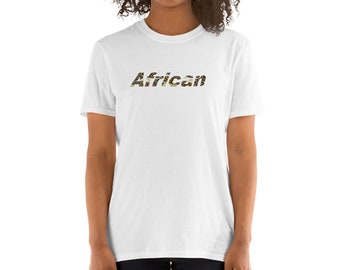 African Print Short-Sleeve Unisex T-Shirt