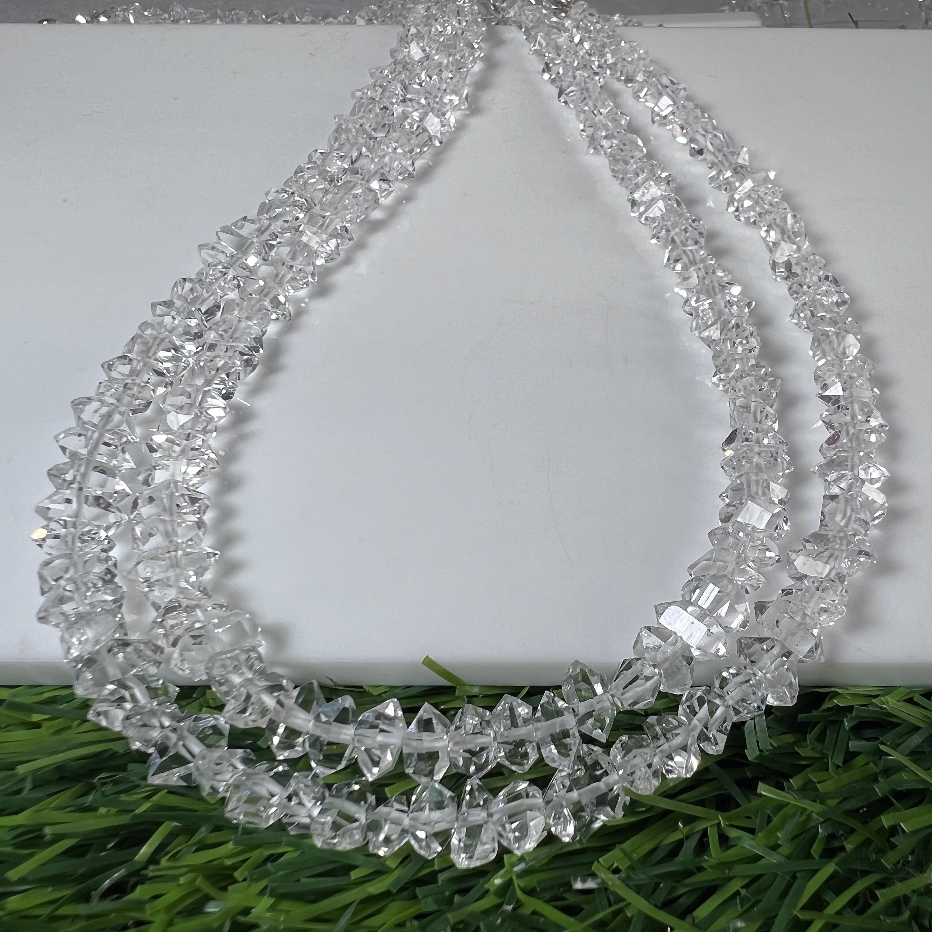 Drilled Herkimer Diamond Crystals Herkimer Diamond Beads Nuggets for Jewelry Making Etsy Canada