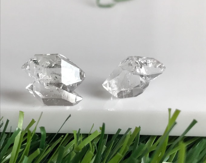 7 pcs 11mm Herkimer Diamond crystal Clusters, Natural Gemstone Crystals