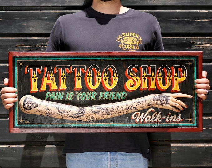 Enseigne TATTOO SHOP