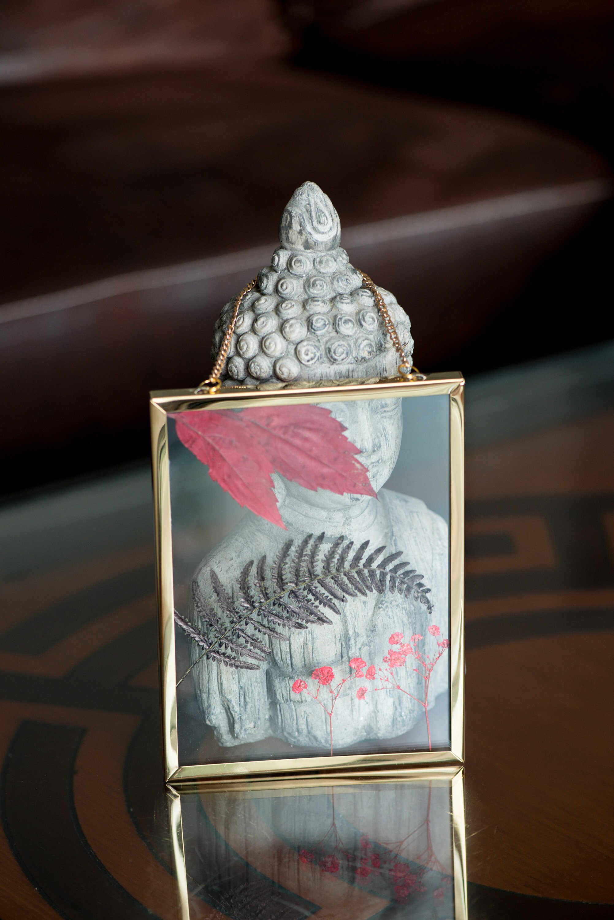 Herbier-Cadre Fleurs Séchées-Fleurs Pressées-Cadre Herbier-Décoration d'intérieur-Décoration Florale