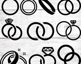 Download Wedding Rings Svg Etsy