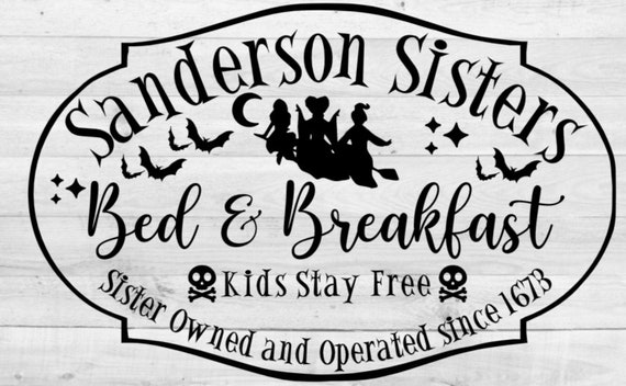 SVG Sanderson SVG PNG Sanderson Bed &amp; Breakfast Sanderson - Etsy