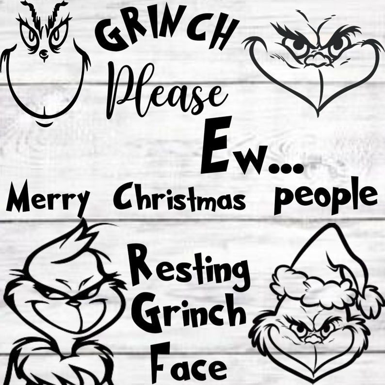 Download Small Grinch Svg Bundle Grinch PNG Grinch Ew People Merry ...