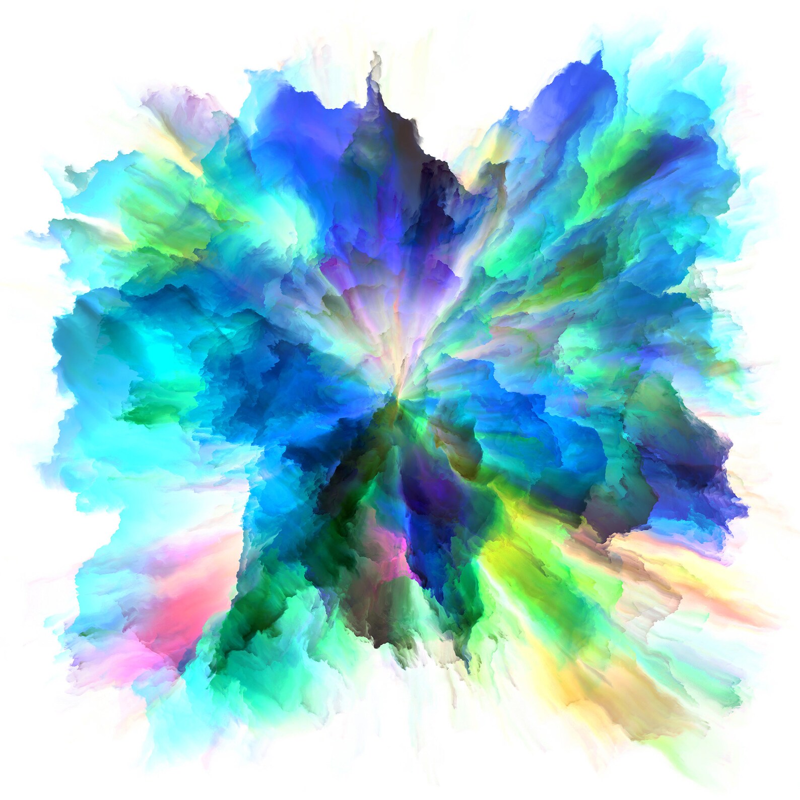 Abstract Watercolor Gallery Wall Art Set Vibrant Abstract Etsy