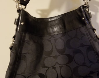 used black coach purse