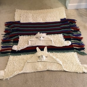 Hooded Llama Blanket, Crochet Blanket Child/Adult Sizes, Llama Costume, Alpaca Blanket, Alpaca Prop