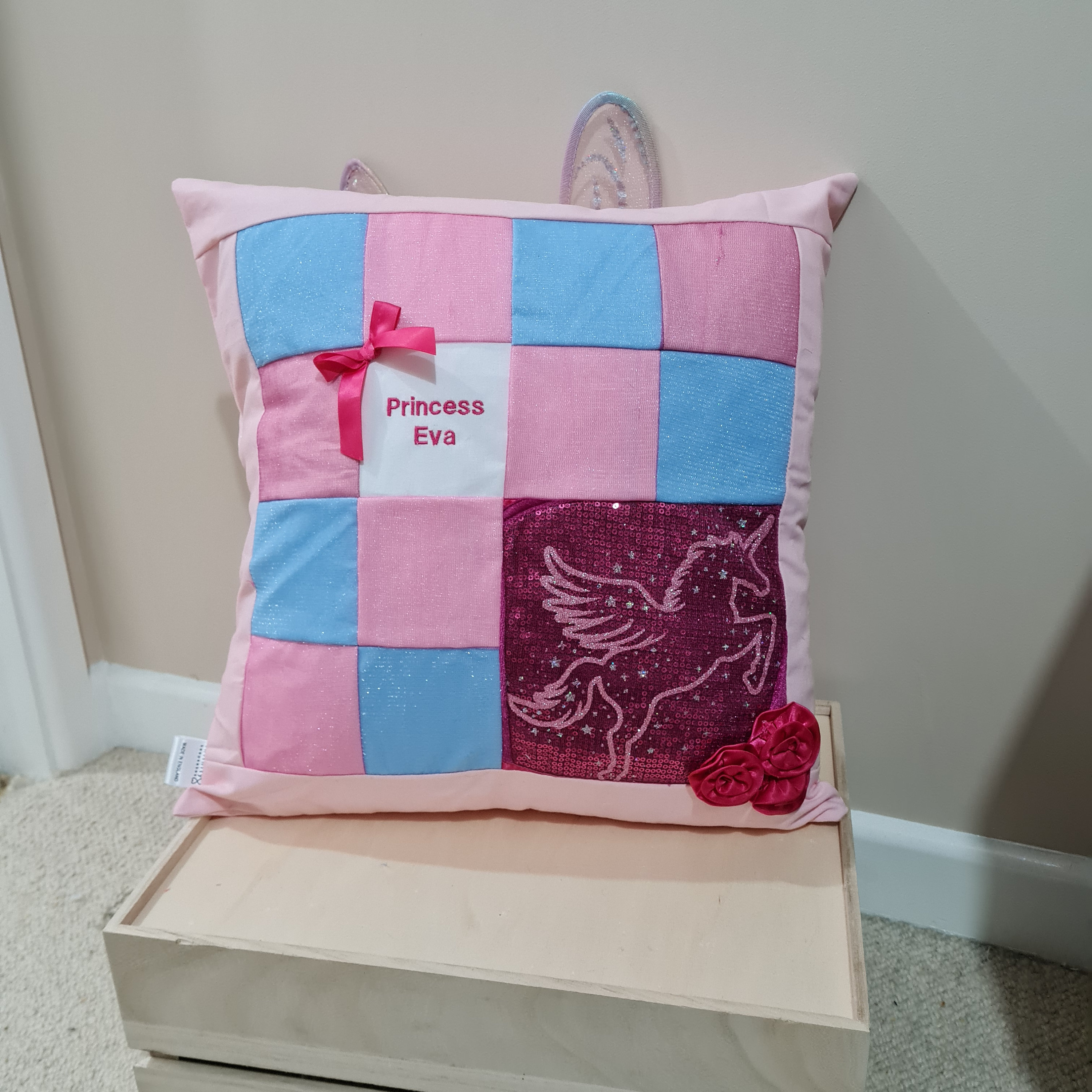 Keepsake memory cushion Patchwork cushion Made from Etsy