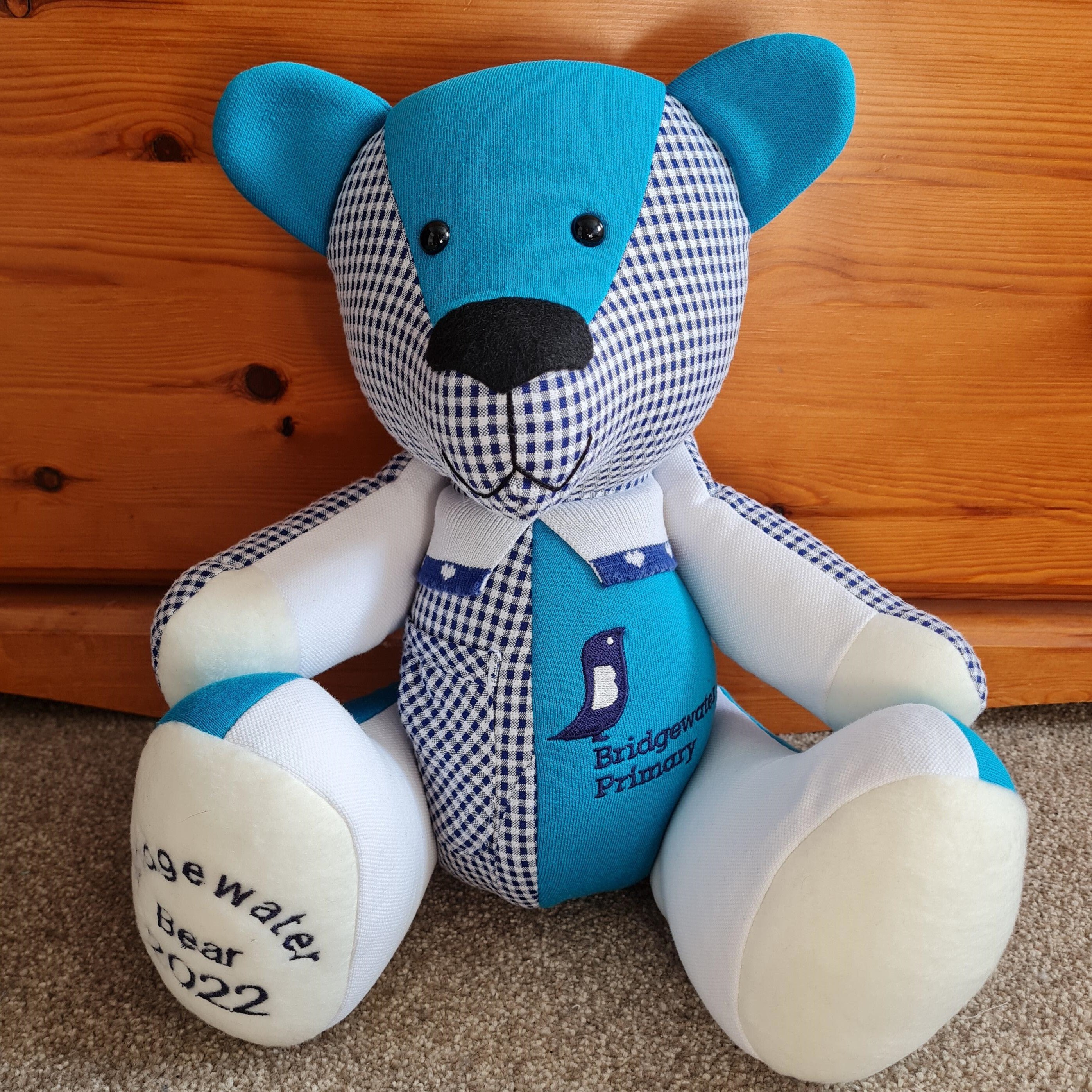 School Uniform Memory Bear: Personalised Keepsake Bear - Etsy UK