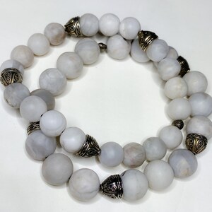 Matte White Agate