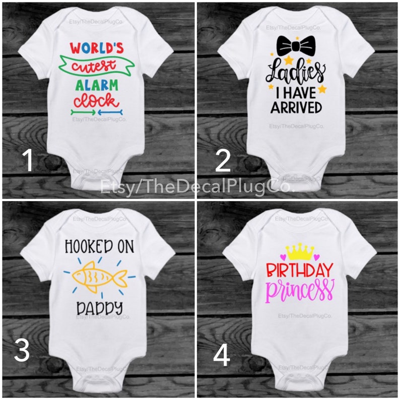 Baby Onesies Custom Made To Order