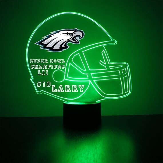 Philadelphia Eagles Sports Fan Lamp LED Light Up With Etsy