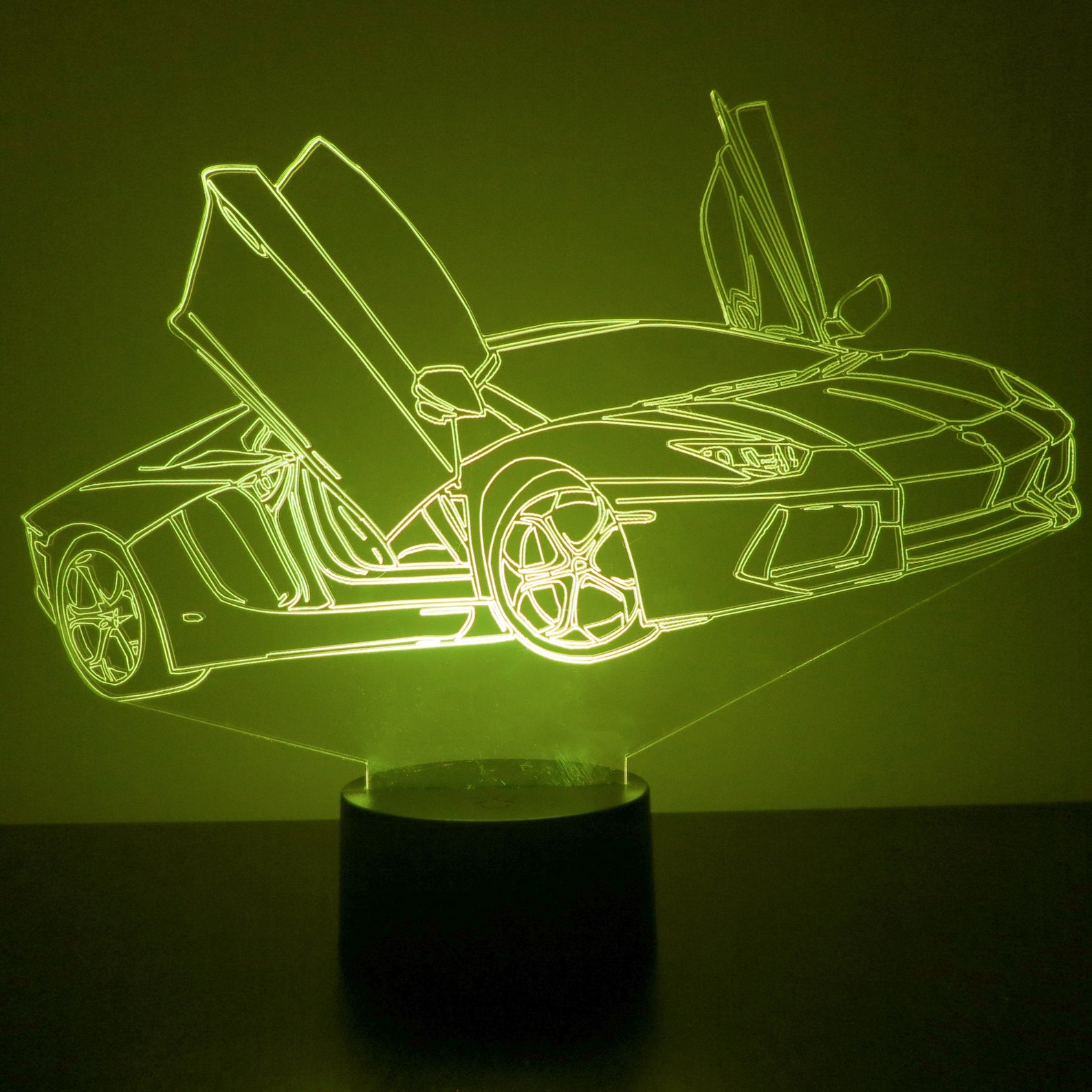 Sports Car Night Light Personalized Free LED Night Lamp Etsy