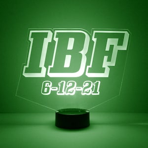 Custom Made LED Acrylic Light Up Centerpieces - Create Your Own Logo or Design - Sweet 16, Birthday, Bar/Bat Mitzvah, Weddings, Graduation