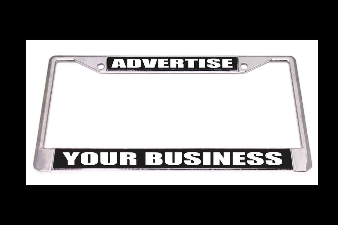 Custom Made License Plate Frame Vanity License Plate Frame Personalized