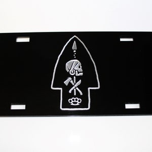 Aangepaste logo nummerplaat - Auto Tag - Vanity Kenteken frame - Uw logo, maak je eigen