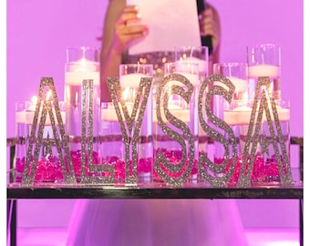 Candle Lighting, Bar/Bat Mitzvah, Custom Party Decor, Candle Lighting Sign, Superior Detail and Design, Acrylic Candle Lighting Name